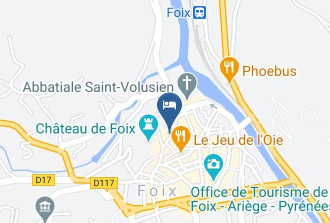 Ariege - Gite De L'oustal De Treville Maps