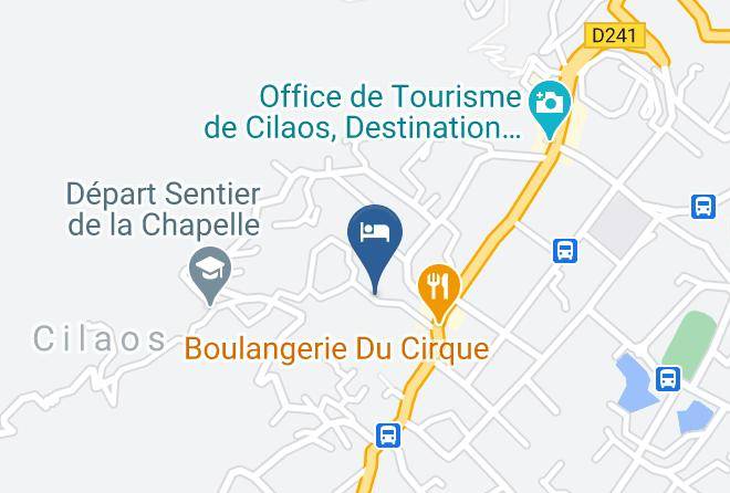 Cilaos - Gite De La Chapelle Maps