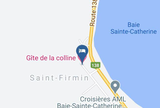 Charlevoix Est Regional County Municipality - Gite De La Colline Maps