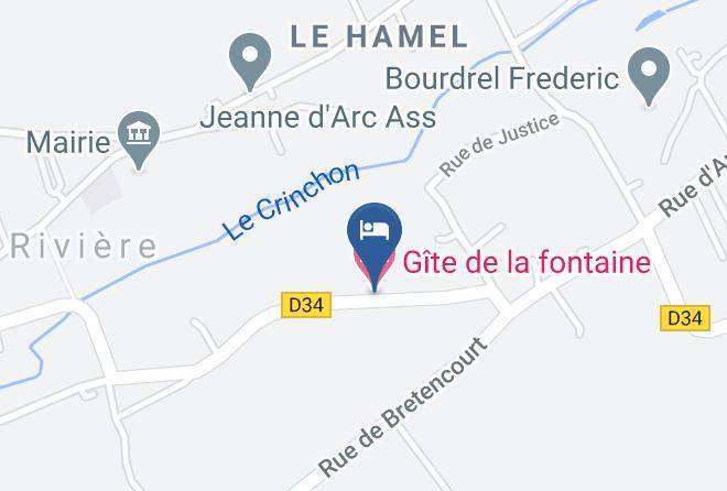 Pas De Calais - Gite De La Fontaine Maps