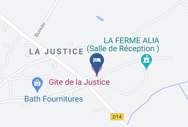 Vienne - Gite De La Justice Maps