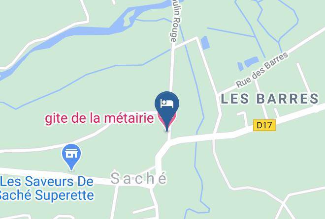 Indre Et Loire - Gite De La Metairie Maps