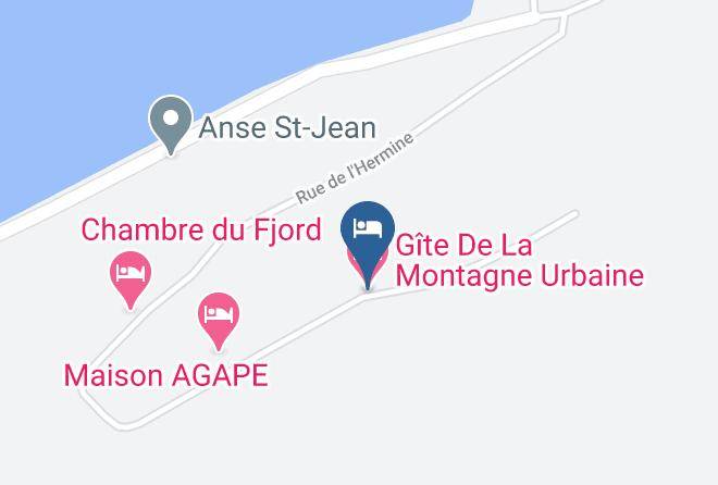 Le Saguenay Et Son Fjord - Gite De La Montagne Urbaine Maps