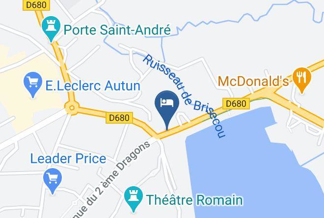 Saone Et Loire - Gite De La Promenade Maps