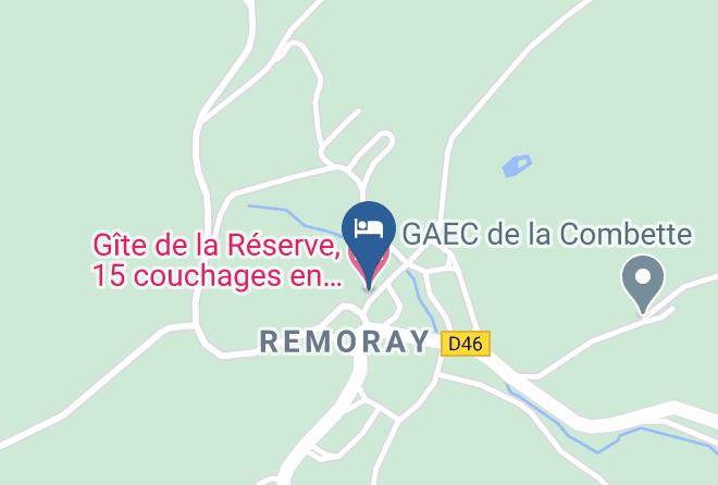 Doubs - Gite De La Reserve 15 Couchages En Montagne Du Jura Maps