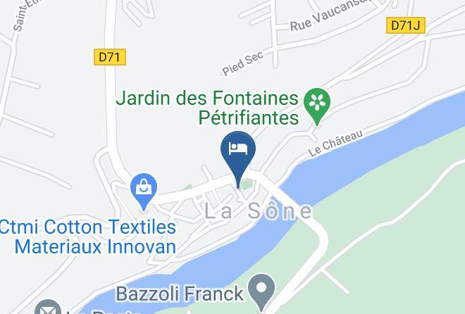 Isere - Gite De La Vierge Noire Maps