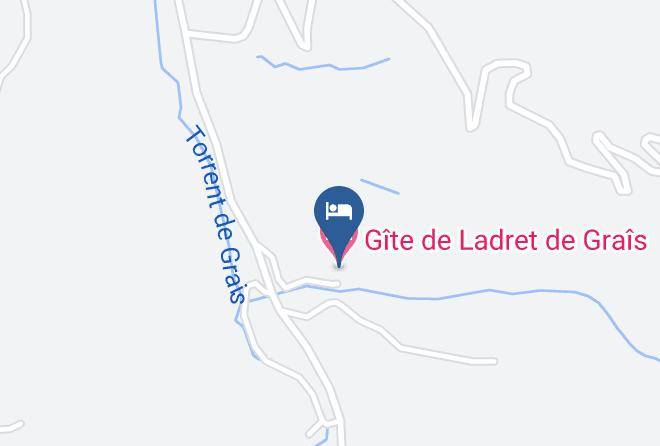 Alpes De Haute Provence - Gite De Ladret De Grais Maps
