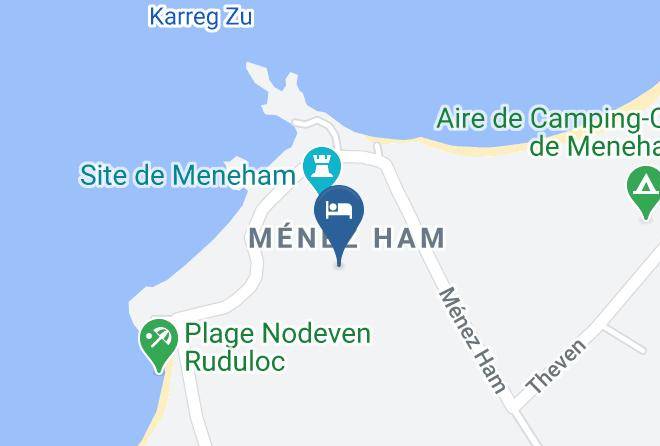 Finistere - Gite De Meneham Maps