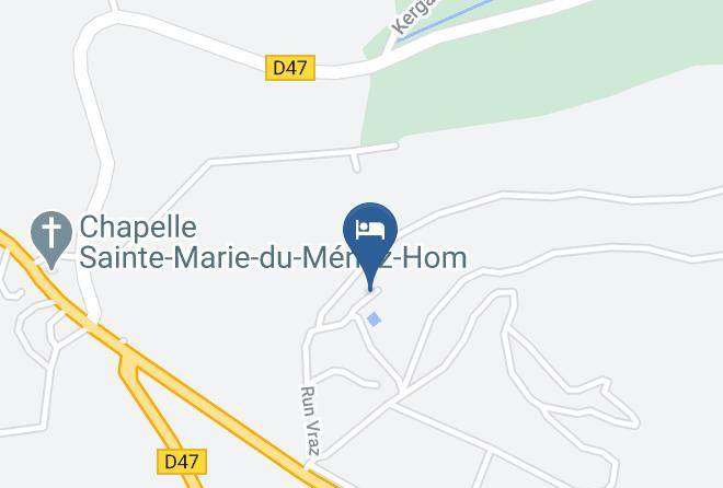 Finistere - Gite De Run Vraz Maps