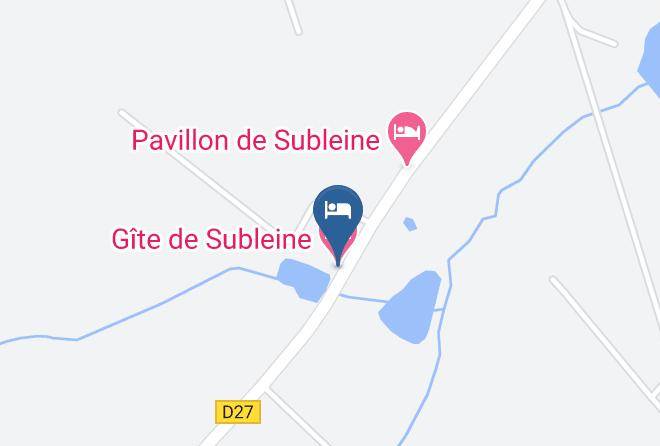 Loir Et Cher - Gite De Subleine Maps
