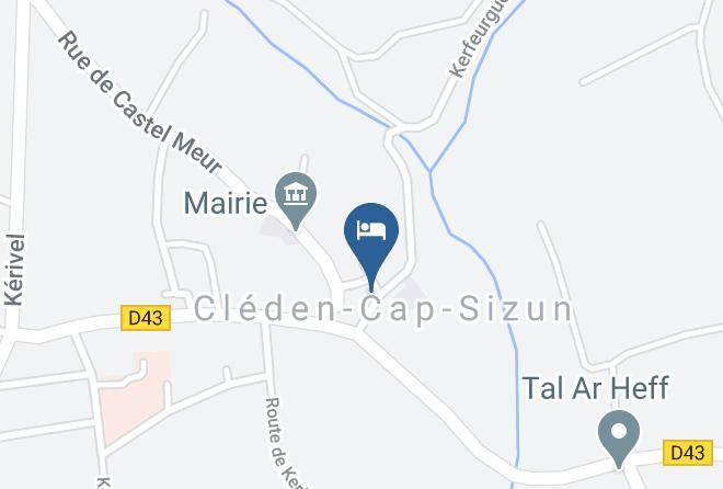 Finistere - Gite De Vacance Du Cap Maps