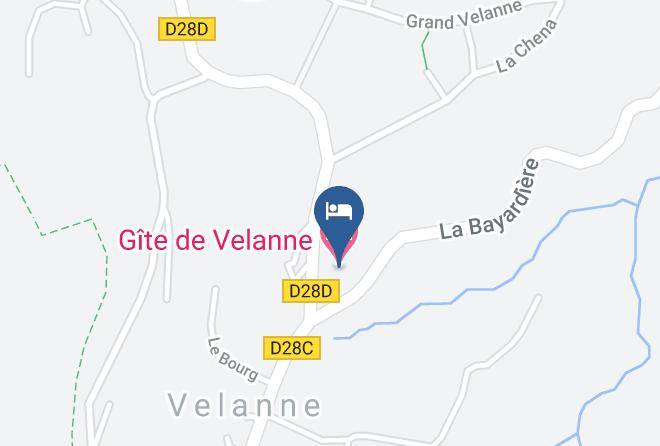 Isere - Gite De Velanne Maps