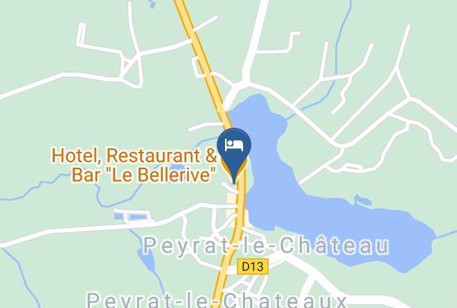 Haute Vienne - Hotel Restaurant & Bar Le Bellerive Maps