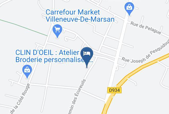 Landes - Gite Des Ecureuils Maps