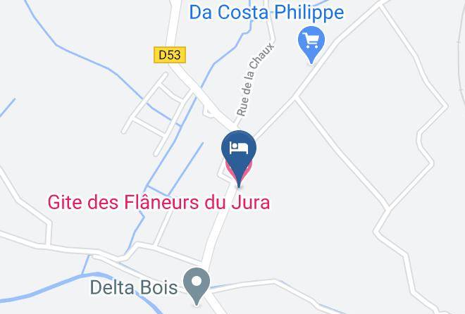 Jura - Gite Des Flaneurs Du Jura Maps