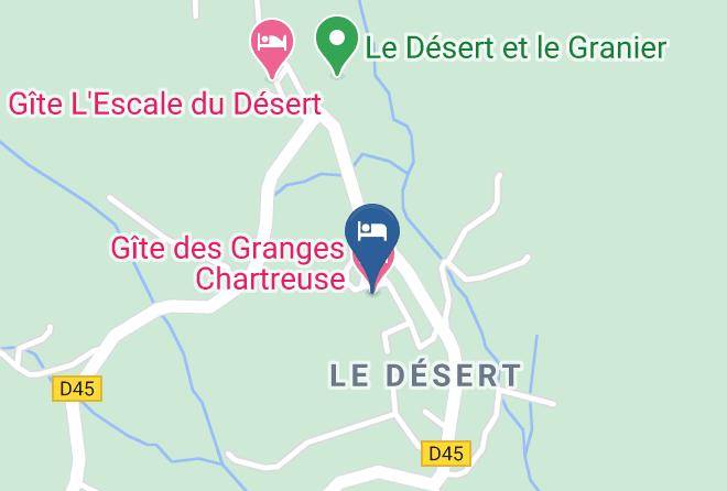 Savoie - Gite Des Granges Chartreuse Maps