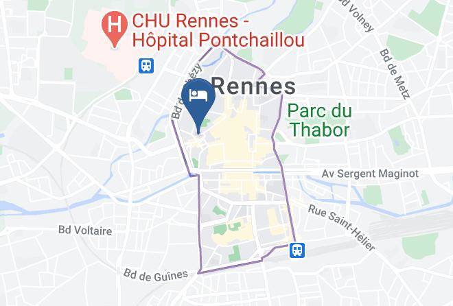 Ille Et Vilaine - Gite Des Lices Rennes Maps