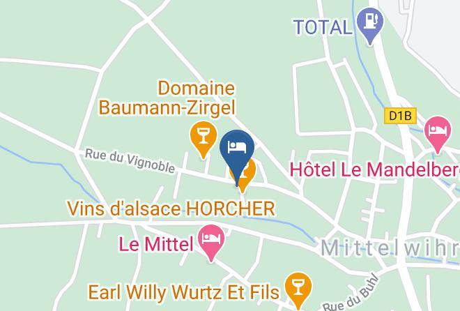 Haut Rhin - Gite Des Merles Maps
