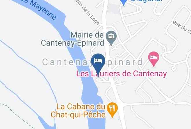 Maine Et Loire - Gite Des Pecheurs Maps