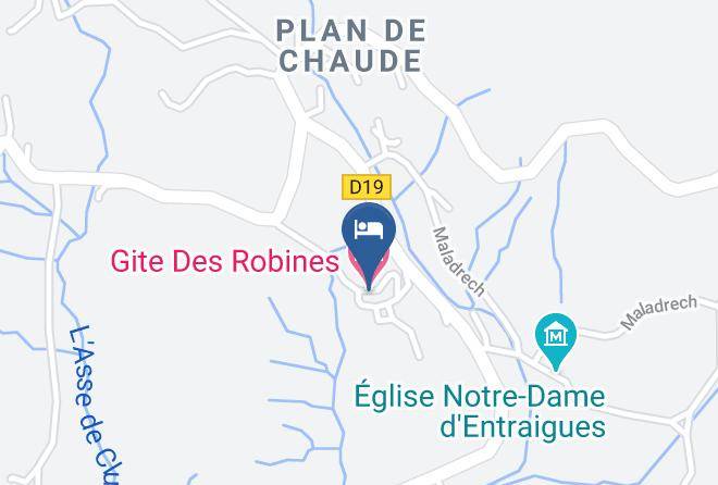 Alpes De Haute Provence - Gite Des Robines Maps