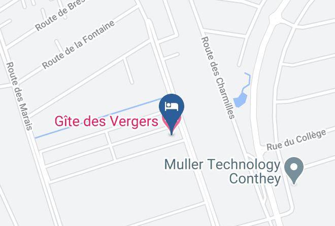 Conthey - Gite Des Vergers Maps