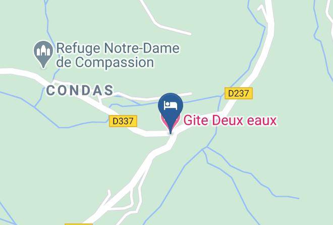 Ardeche - Gite Deux Eaux Maps
