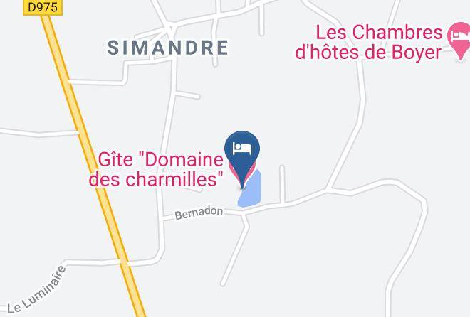 Ain - Gite Domaine Des Charmilles Maps