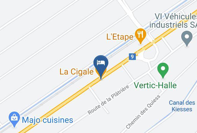 Martigny - Gite Dortoir La Cigale Maps