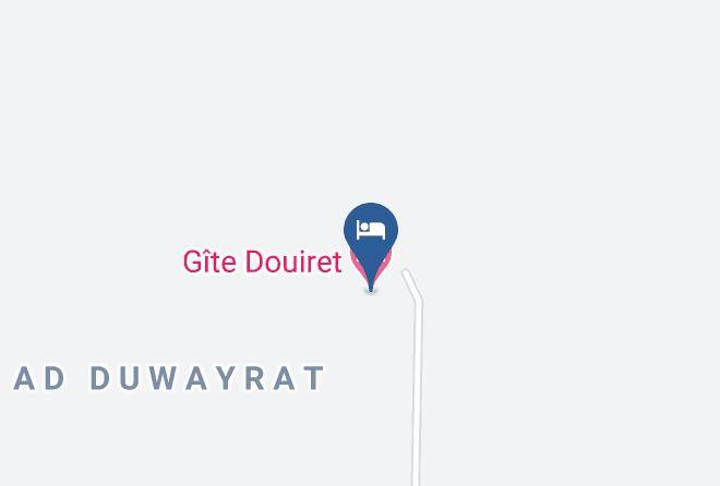 Gite Douiret Map - Tunisia