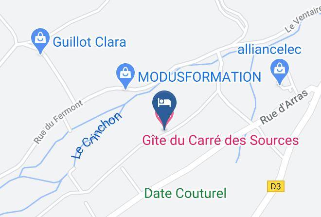 Pas De Calais - Gite Du Carre Des Sources Maps