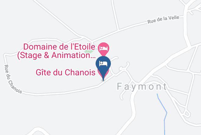 Haute Saone - Gite Du Chanois Maps