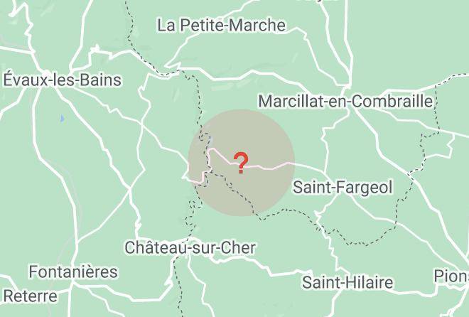 Allier - Gite Du Clos Maps