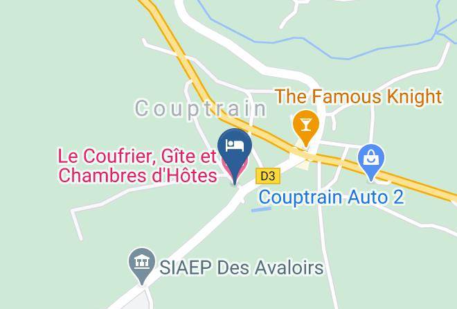 Mayenne - Le Coufrier Gite Et Chambres D'hotes Maps