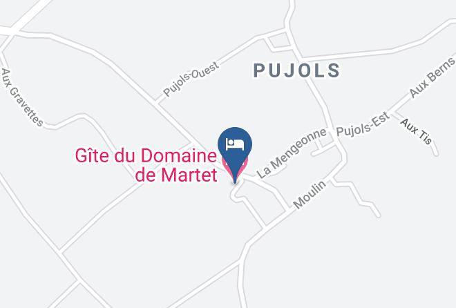 Gite Du Domaine De Martet Map