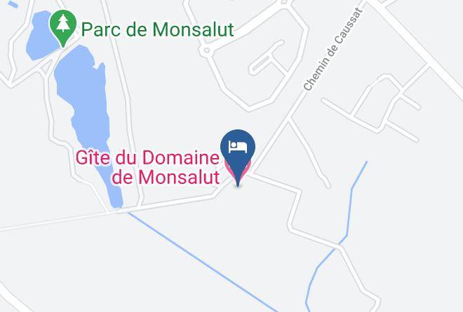 Gite Du Domaine De Monsalut Map