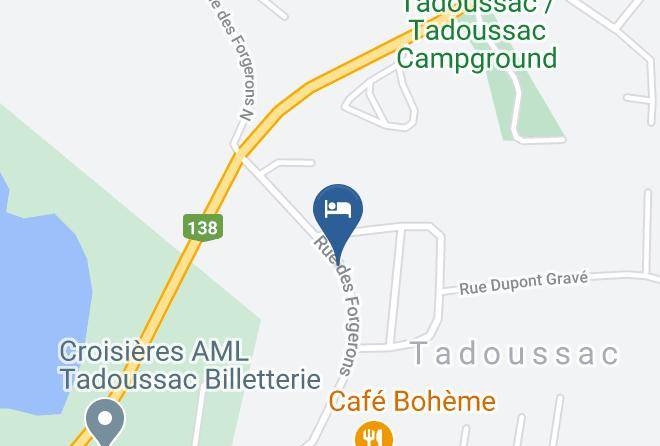 La Haute Cote Nord Regional County Municipality - Gite Du Forgeron Maps