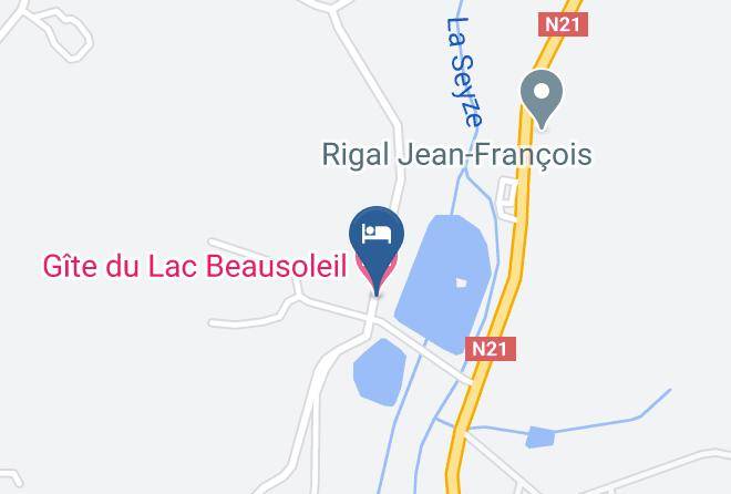 Dordogne - Gite Du Lac Beausoleil Maps
