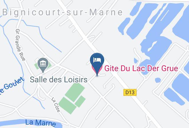 Gite Du Lac Der Grue Map