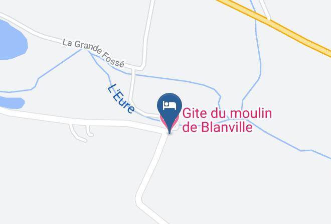 Eure Et Loir - Gite Du Moulin De Blanville Maps