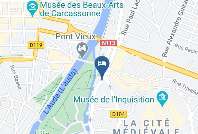 Aude - Gite Du Pont Vieux Carcassonne Maps