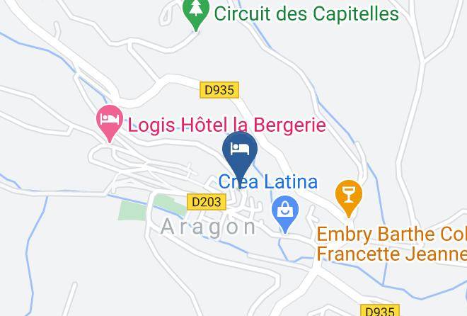 Aude - Gite Du Poul Maps