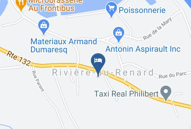 La Cote De Gaspe Regional County Municipality - Gite Du Renard Maps