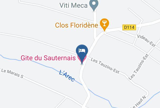 Gironde - Gite Du Sauternais Maps