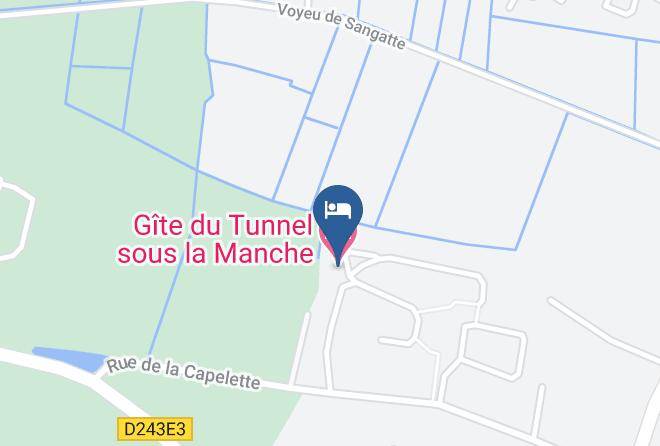 Pas De Calais - Gite Du Tunnel Sous La Manche Maps