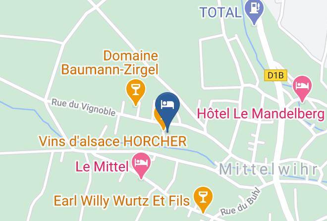 Haut Rhin - Gite Du Vignoble Maps