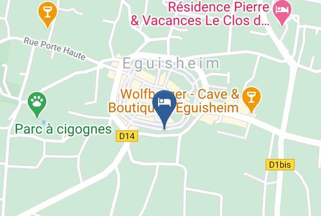 Haut Rhin - Gite Eguisheim Clauzel Laurent Maps