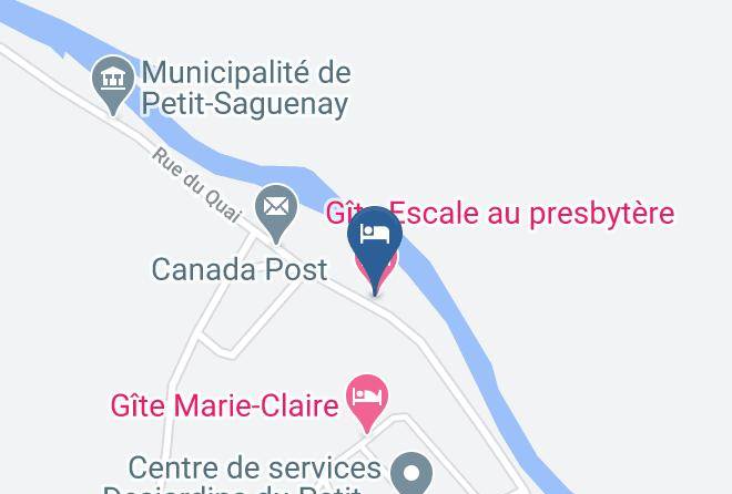 Le Saguenay Et Son Fjord - Gite Escale Au Presbytere Maps