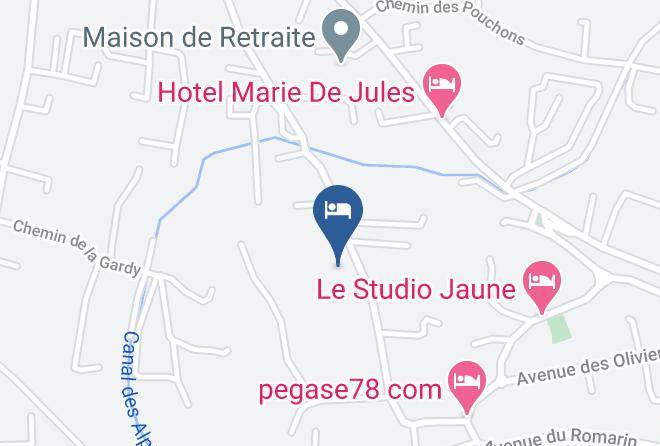 Bouches Du Rhone - Gite Et Bastide De Provence Maps
