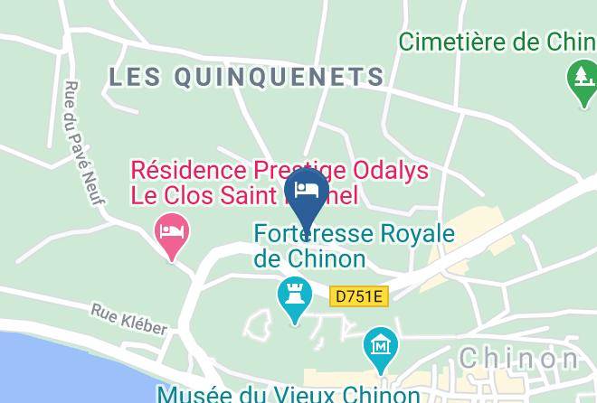 Indre Et Loire - Gite Et Chambre Dhotes Les Quinquenais Maps