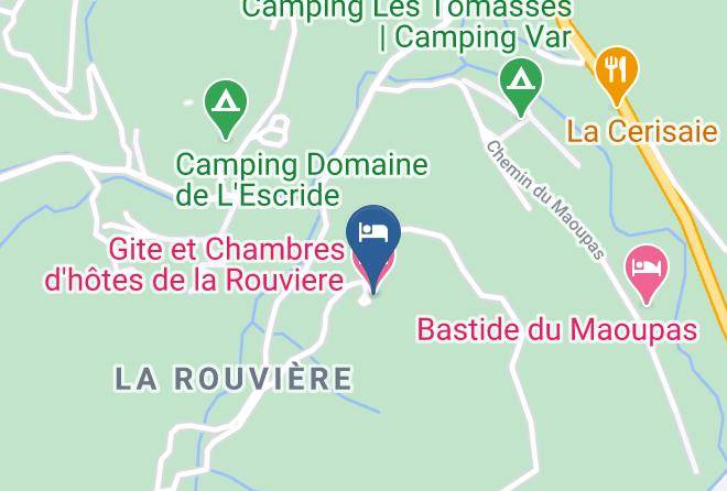 Gite Et Chambres D'hotes De La Rouviere Map